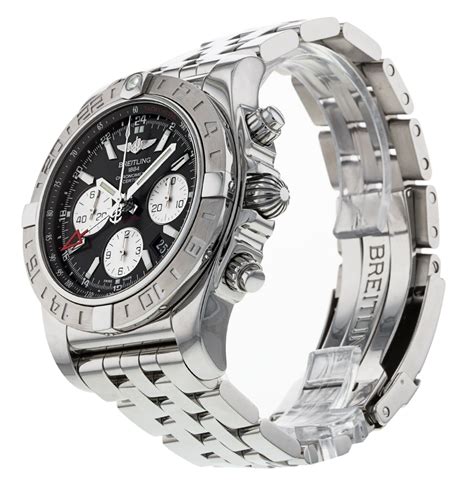 breitling chronomat 44 gmt ab0420|breitling chronomat 44 blacksteel.